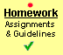 Homework Assignments and Guidelines